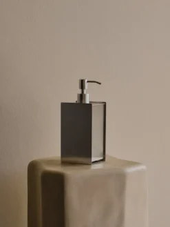 Sama soap pump, Brushed stainless steel