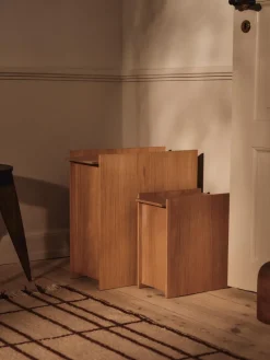Sama waste bin, Oak, 35 L