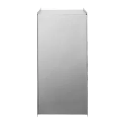 Same bin, Brushed stainless steel