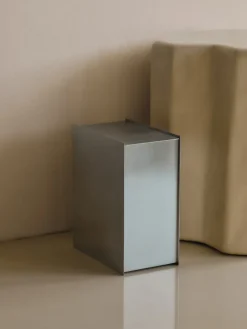 Same bin, Brushed stainless steel
