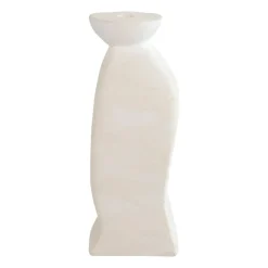Sassi B candle sticks 30 cm, Chalk