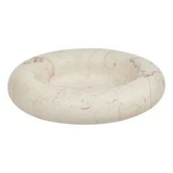 Savi marble candleholder Ø13,8 cm, off white