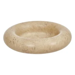 Savi marble candleholder Ø13,8 cm, Beige