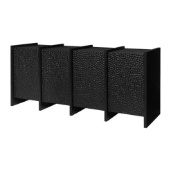 Scarni sideboard, Dark-stained ash, 163x50x74 cm