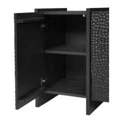 Scarni sideboard, Dark-stained ash, 163x50x74 cm
