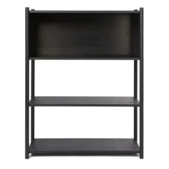 Sceene bookcase B, Black oiled oak