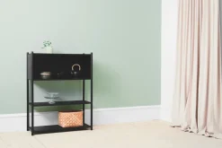Sceene bookcase B, Black oiled oak