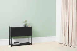 Sceene bookcase C, Black oiled oak