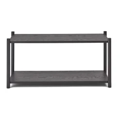 Sceene bookcase F, Black oiled oak