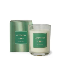 Scented candle, Mint & lemon