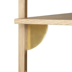 Sector shelfS/L, Oak-bronze