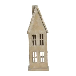 Seholia decorative house 28 cm, Antique Light gold