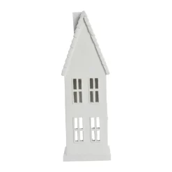 Seholia decorative house 28 cm, White