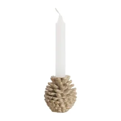 Serafina candle holder 8 cm, Antique gold light