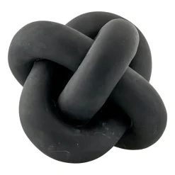 Serafina decorative knot 13 cm, Black