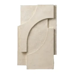 Serif Relief wall decoration M, Off white
