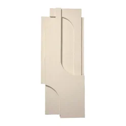 Serif Relief wall decoration L, Off white