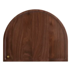 Sessio tray rundad 32x40 cm, Walnut