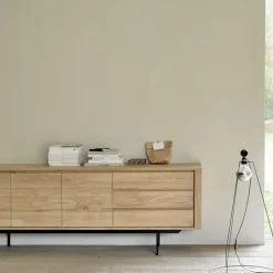 Shadow sideboard, Oak-Wax oil 2 doors 3 drawers