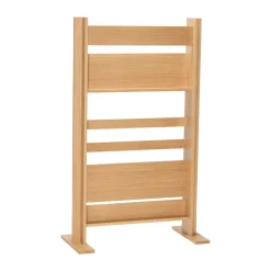 Shape magazine rack, Oak