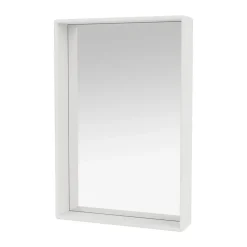 Shelfie colour frame mirror 46.8x69.6 cm, White