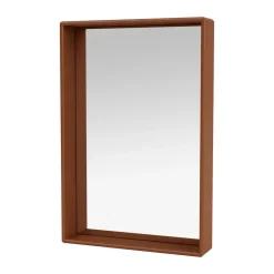 Shelfie colour frame mirror 46.8x69.6 cm, Hazelnut