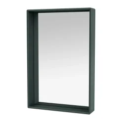 Shelfie colour frame mirror 46.8x69.6 cm, BlackJade