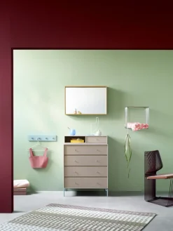 Shelfie colour frame mirror 46.8x69.6 cm, Cumin
