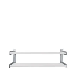Shoe shelf 5, White, wall, 2 level