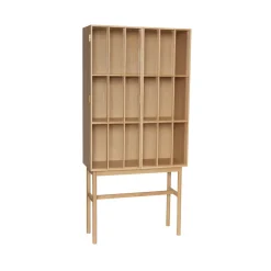 Shoji cabinet tall, Oak