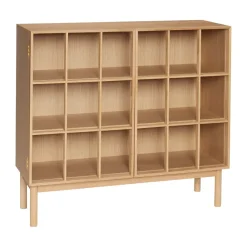 Shoji cabinet wide, Oak