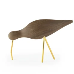 Shorebird walnut-brass, Large