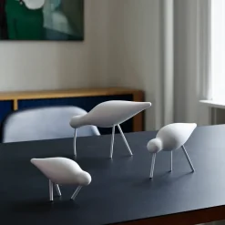 Shorebird white, small