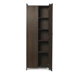 Sill Tall cabinet, Dark stained oak