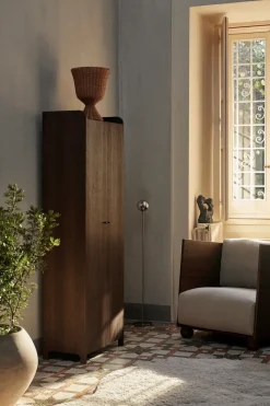 Sill Tall cabinet, Dark stained oak