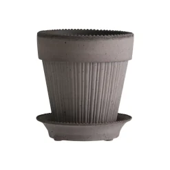 Simona flower pot Ø12 cm, grey