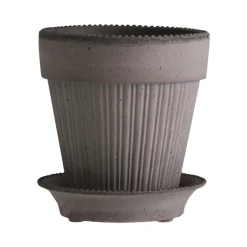 Simona flower pot 14 cm, Grey