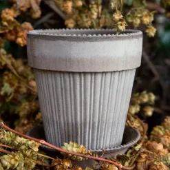 Simona flower pot 14 cm, Grey