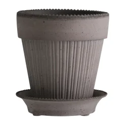 Simona flower pot 16 cm, Grey