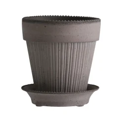 Simona flower pot Ø18 cm, grey