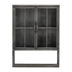 Sindre cupboard 46x21.5x61 cm, Black, metal