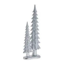 Sissia decoration Christmas tree 33 cm, Silver