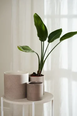 Sleek pot Ø12 cm, Beige