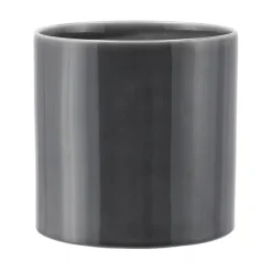 Sleek pot Ø15 cm, Charcoal