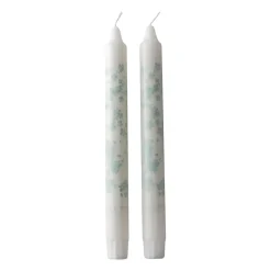 Slåpeblom tapered candle 2-pack, Blue