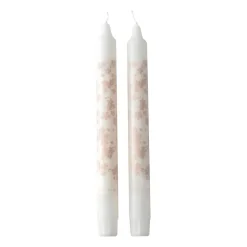 Slåpeblom tapered candle 2-pack, Pink