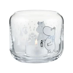 Snowfall lantern Ø9 cm, Clear