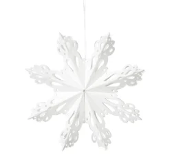 Snowflake Christmas decoration White, Ø15 cm