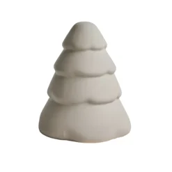 Snowy Christmas tree 15 cm, Sand