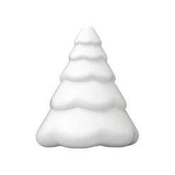 Snowy Christmas tree 20 cm, White